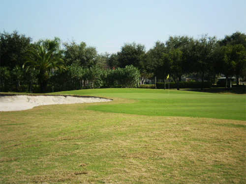 A view of a green at Heritage Harbor