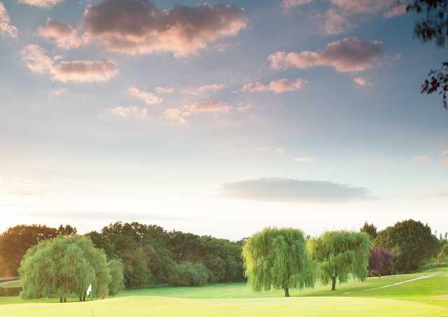 View from a green at Surbiton Golf Club
