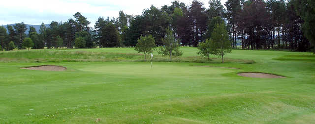 View of the 3rd hole at Tarland Golf Club