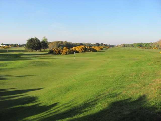 Looking back from the 5th green at Nairn Dunbar Golf Club