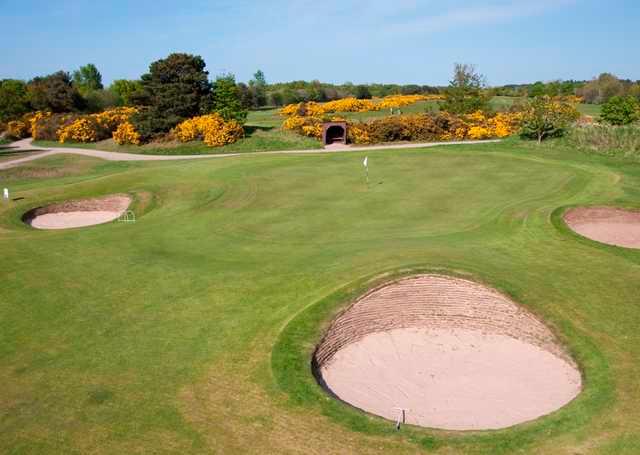View of the 3rd hole at Nairn Dunbar Golf Club