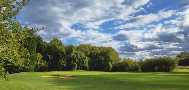 View of a green at Thorpe Wood Golf Course