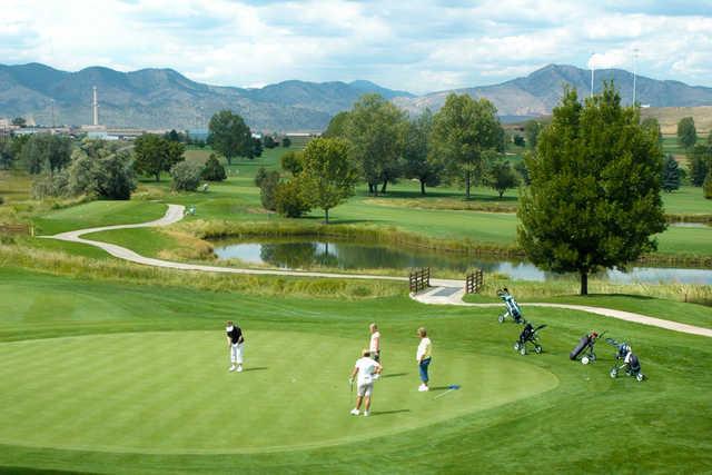 A view of a green at Executive from Foothills Golf Course