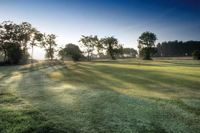 A view of a green at  Holsworthy Golf Club