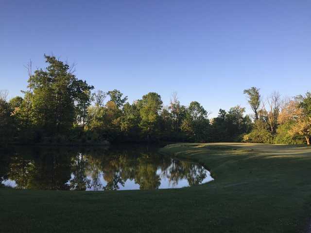 A view of a hole at Tri County Golf Ranch