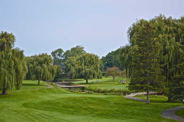A view near green #8 at Washtenaw Golf Club.