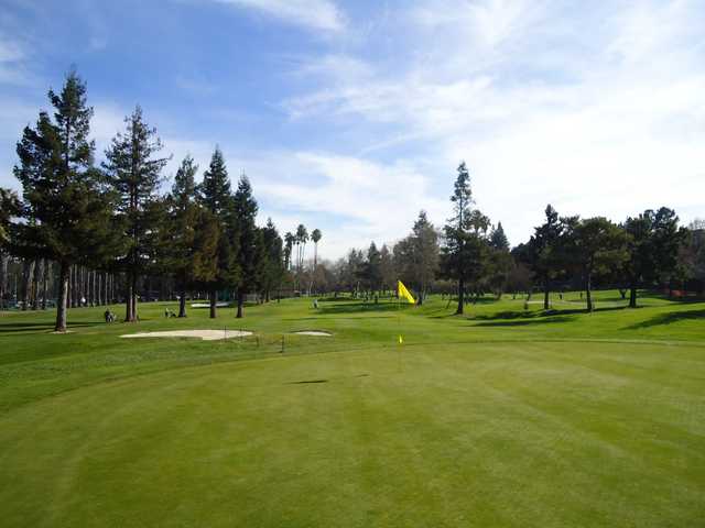 A view of a hole at Sunnyvale Golf Course