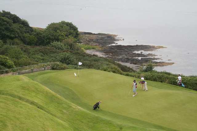 A view of a hole at Carnalea Golf Club