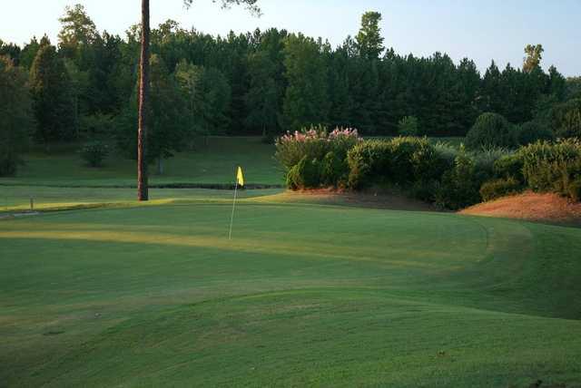 A view of a hole at Northwoods Golf Course