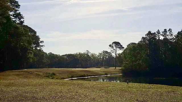 A morning view of hole #2 from Arthur Hills at Palmetto Hall Plantation