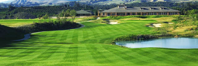A view from the 9th fairway at Canyon Crest Golf Course from Moorpark Country Club.