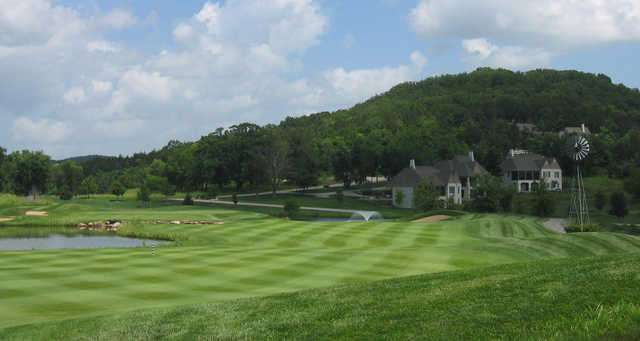 A view of a fairway at Old Kinderhook Golf Course.