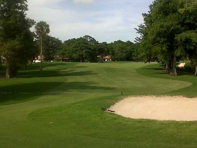 A view of green #3 at Palm-Aire Country Club - Cypress Course