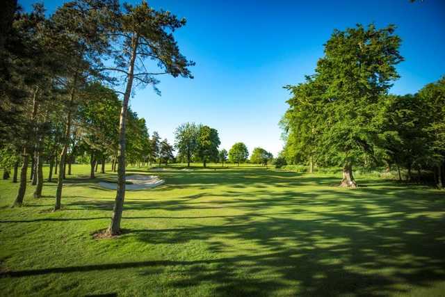 View of the 3rd green at Burghley Park Golf Club