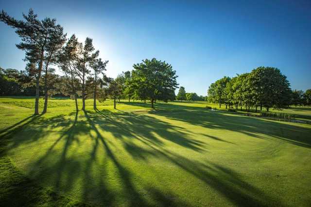 View of the 15th green at Burghley Park Golf Club