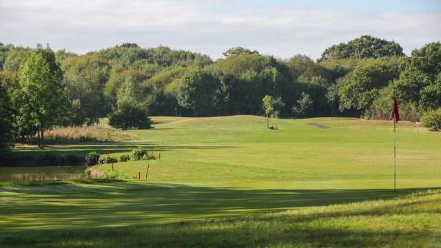 Looking back from the 13th green at Nazeing Golf Club