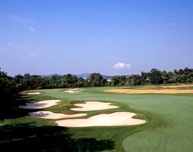 View of the 16th green from The Architects Golf Club