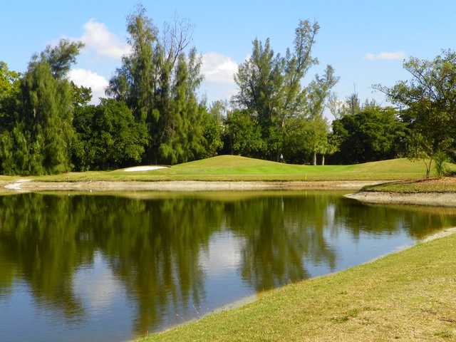 A view of green #7 at Sanibel Island Golf Club