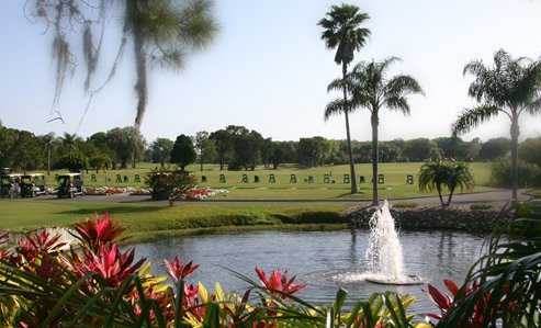 A view over the water from The Groves Golf Course