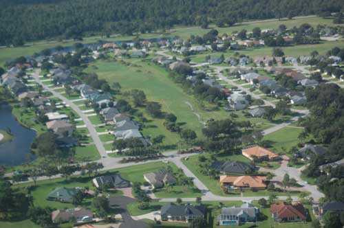 Aerial view from Country Club of Sebring