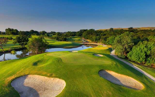 View of the 15th hole from Coyote Ridge Golf Club