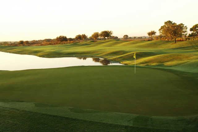 A view from behind the 9th green at Orange County National - Panther Lake Course