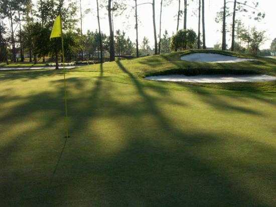 A view of the 2nd green at Links of Lake Bernadette