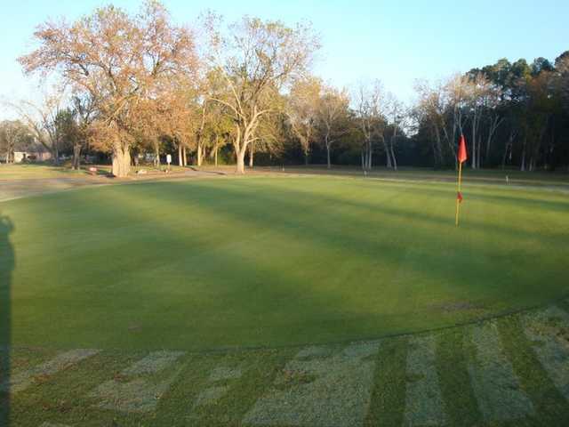 A view of the 8th green at Alvin Golf & Country Club
