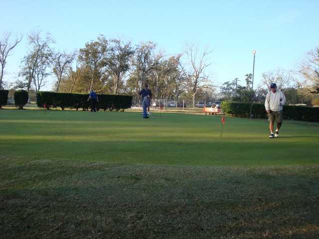 A view of the practice green at Alvin Golf & Country Club