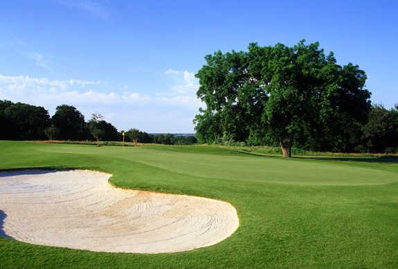 A view of a green at Texas Rangers Golf Club.