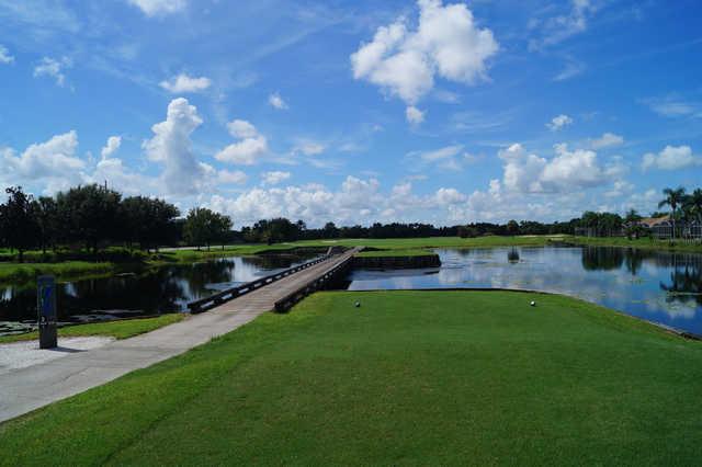 View from the 2nd tee at White Heron Golf Club