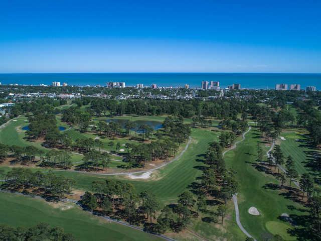 Aerial view of Beachwood Golf Club