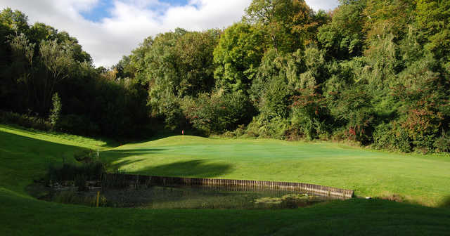 View of the 17th green from Saltford Golf Club