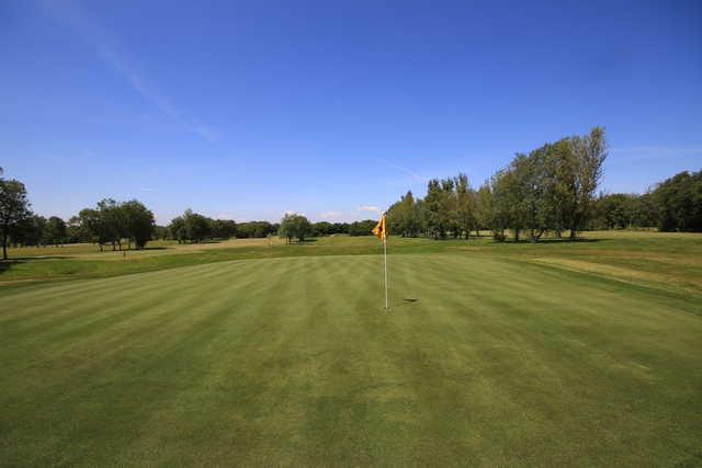 A view from a green at Ellesmere Golf Club