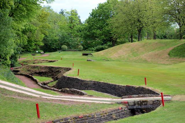 View of a green at Ellesmere Golf Club