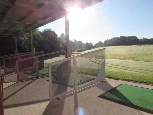 A view from the driving range at Cowglen Golf Club