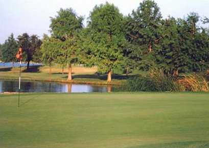 A view of the 4th green at White from Prairie Lakes Golf Course