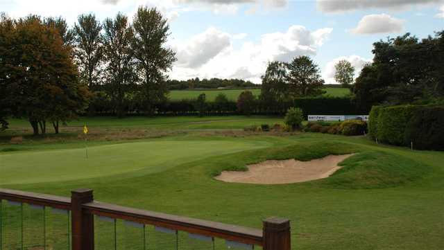 A view of a green from Bury St Edmunds Golf Club