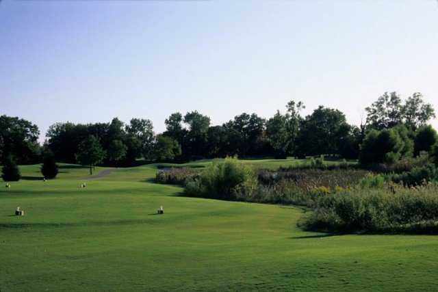 A view of the 7th hole at Grapevine Golf Course - Mockingbird Course