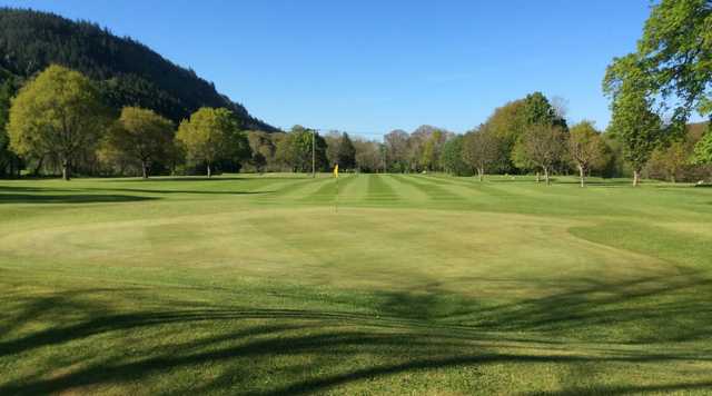 Looking back from the 3rd green at Betws-y-Coed Golf Club