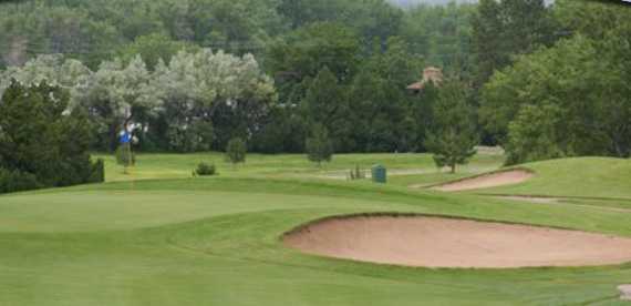 A view of a hole at Riverview Golf Course.