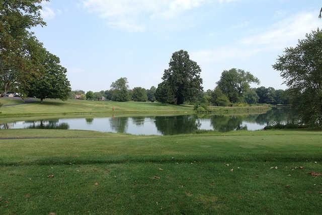 View of a green at Shelbyville Country Club