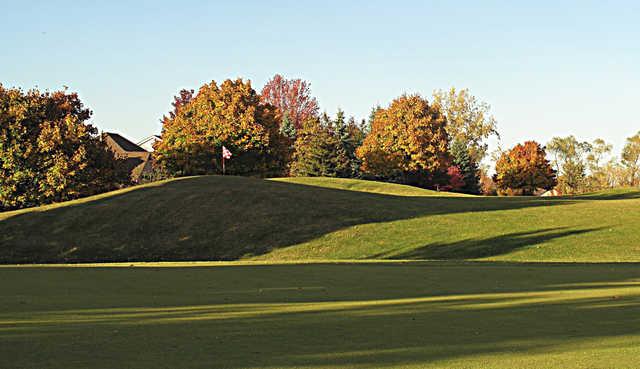 View from a green at Maples Golf Club.