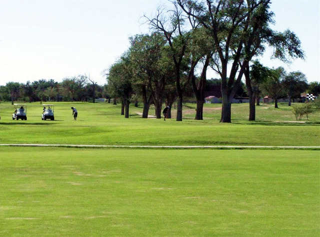 A sunny day view from Sunset Country Club.