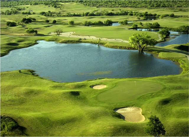 Aerial view from The Golf Club of Texas