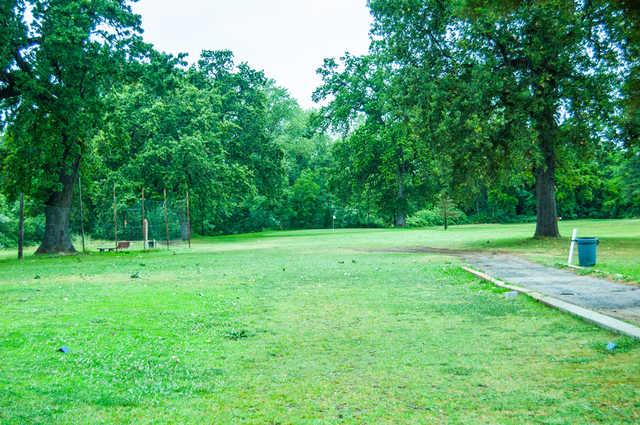 A view of hole #4 from the tee at Allen's Golf Course.