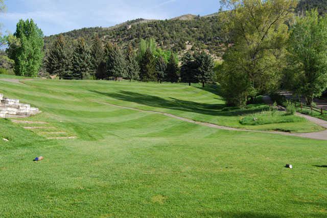 A view from the 4th tee at Glenwood Springs Golf Club.