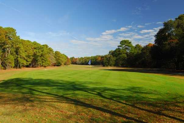 A view of a green at Olde Beaufort Golf Club.