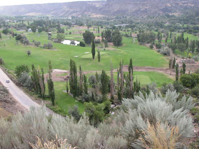 A view from Canyon Springs Golf Course.