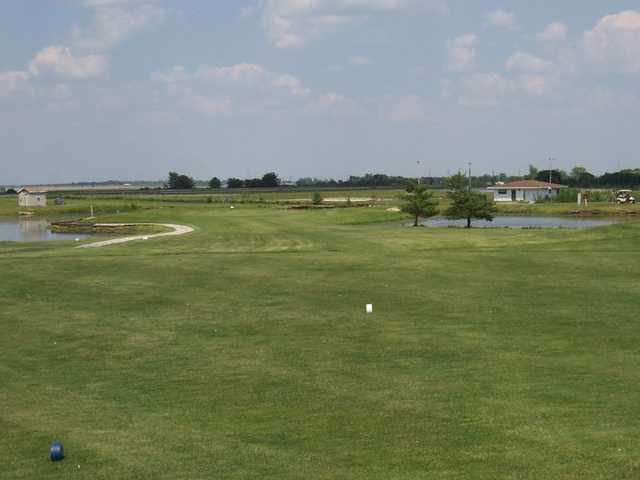 A view from a tee at North Greens Golf Course.